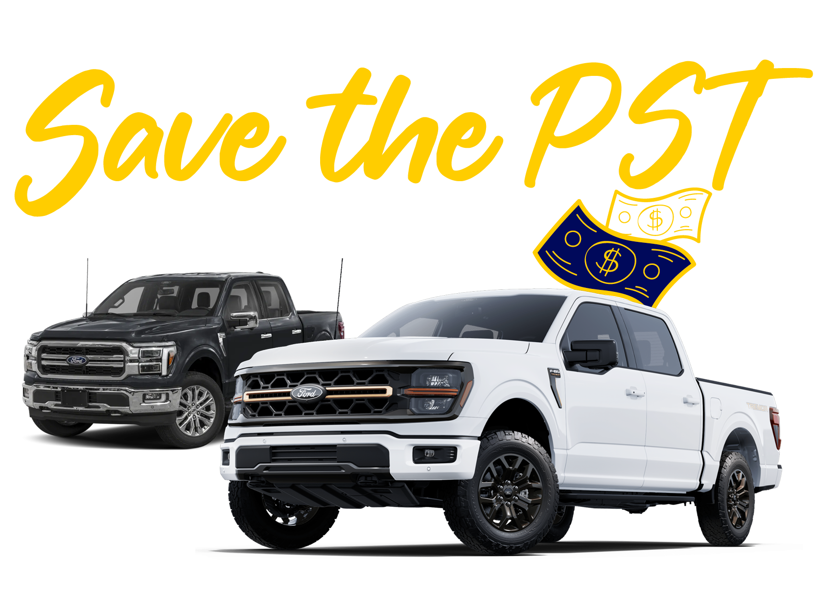 For a limited time, save PST on 2025 F150s.