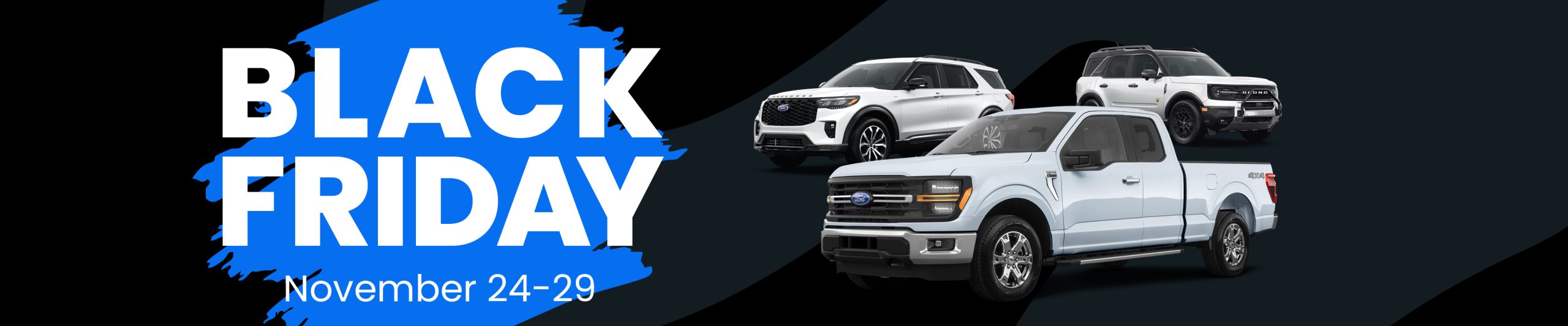 Black Friday graphic promoting November 24–29.